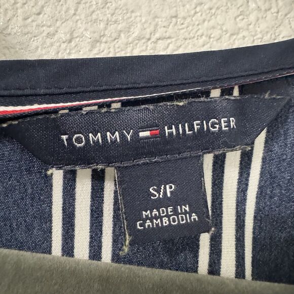 Tommy Hilfiger Sleeveless Striped Jumpsuit Small Nautical‎ Classic Modern Casual - Picture 2 of 7